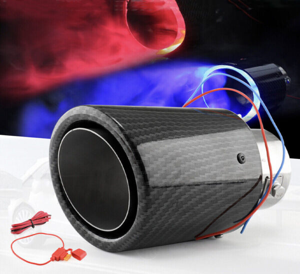 Car Exhaust Muffler Tip With LED Light  (Universal)